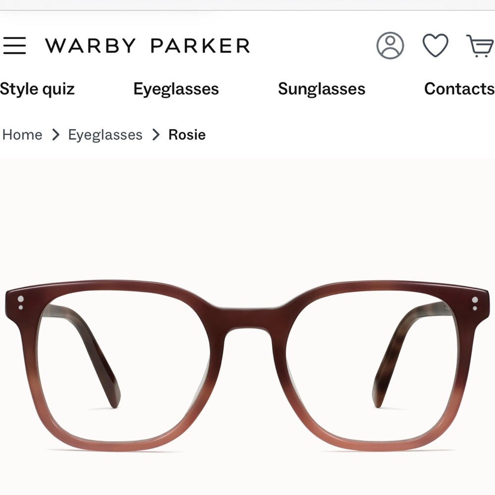 Warby Parker Tortoise Shell Glasses - Rosie